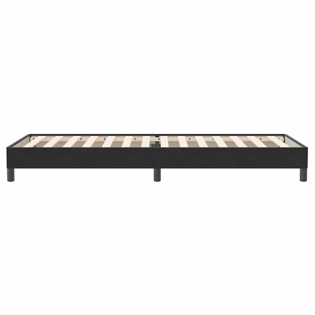Box spring krevet bez madracem crni 90x220 cm baršunasti