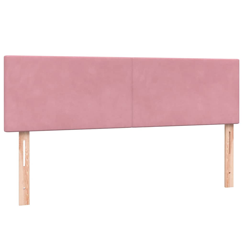 Box Spring krevet s madracem ružičasti 160x220 cm baršun