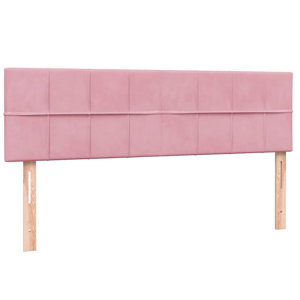 Box Spring krevet s madracem ružičasti 160x220 cm baršun