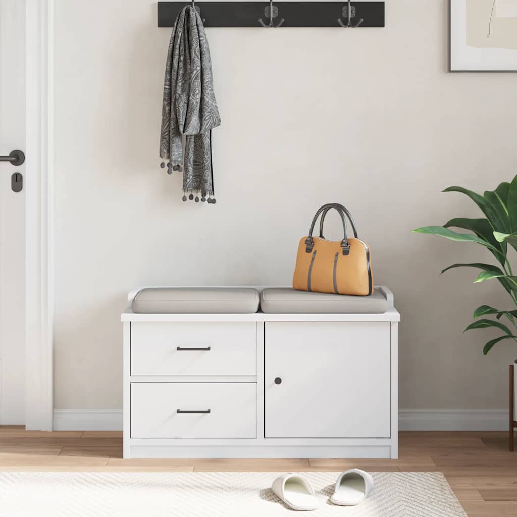 Klupa za predsoblje SANDNES 87x40x50 cm od masivne borovine