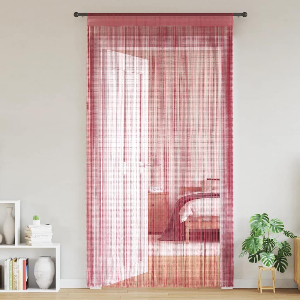 Zavjese od špage 2 kom. ružičaste 100x250 cm