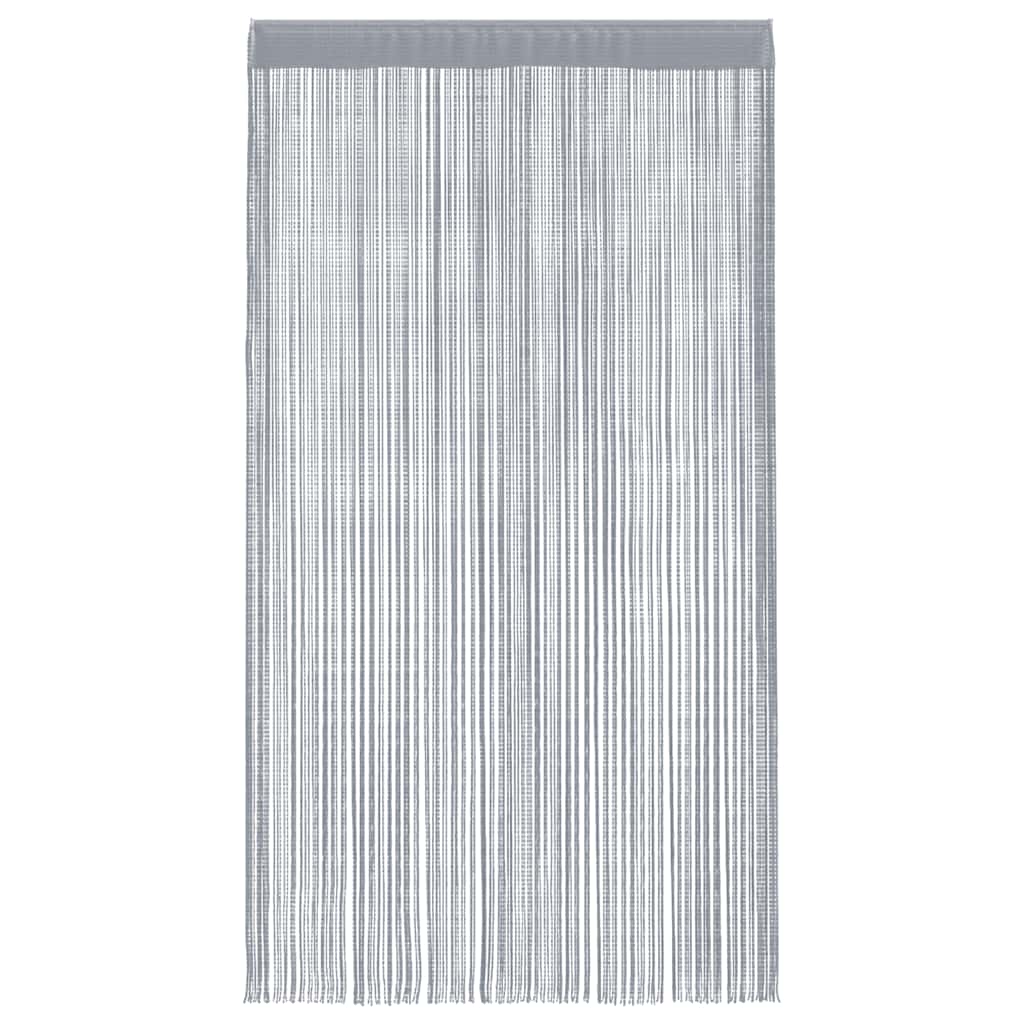 Nižaste zavjese 2 kom svijetlo sive 100x250 cm
