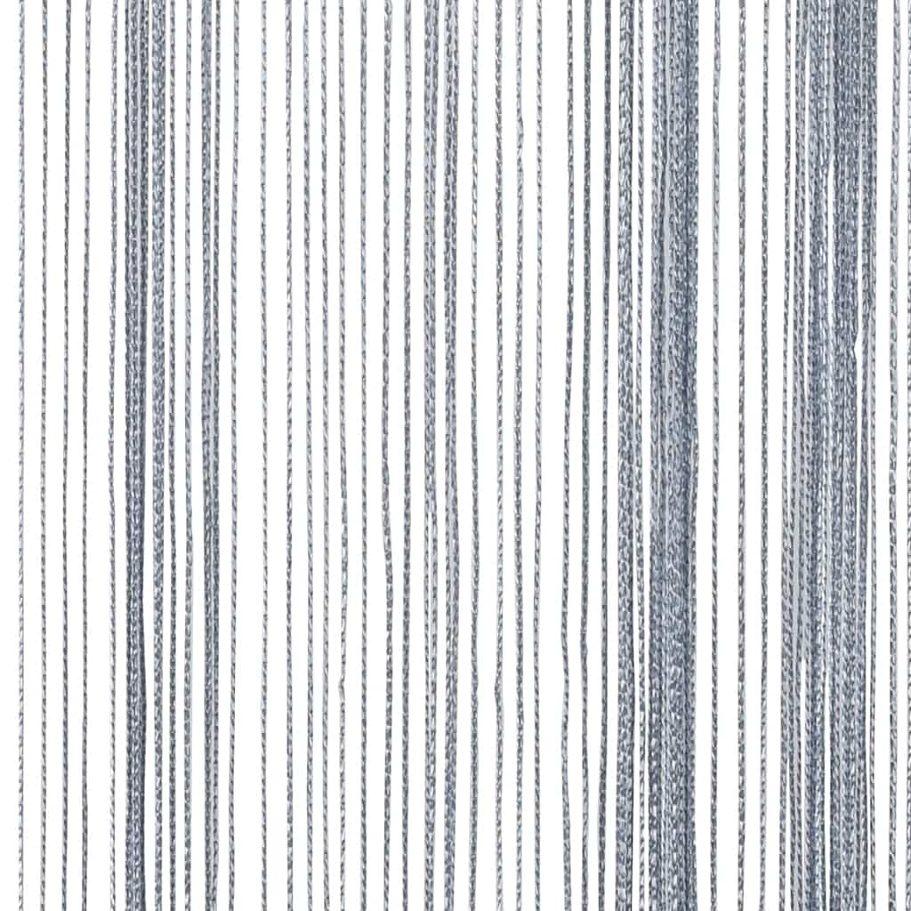 Nižaste zavjese 2 kom svijetlo sive 100x250 cm