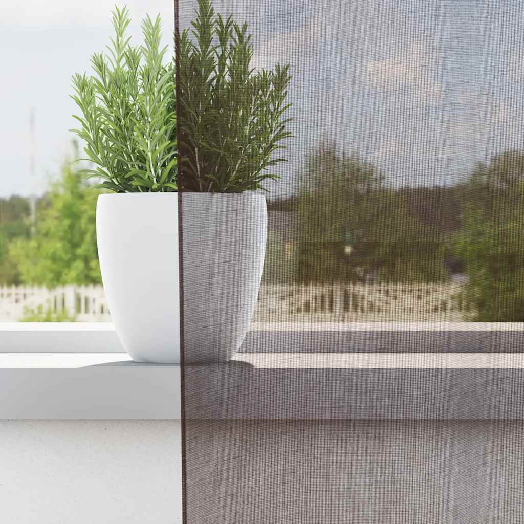 Voile zavjese s ušicama 2 kom smeđe 140x175 cm