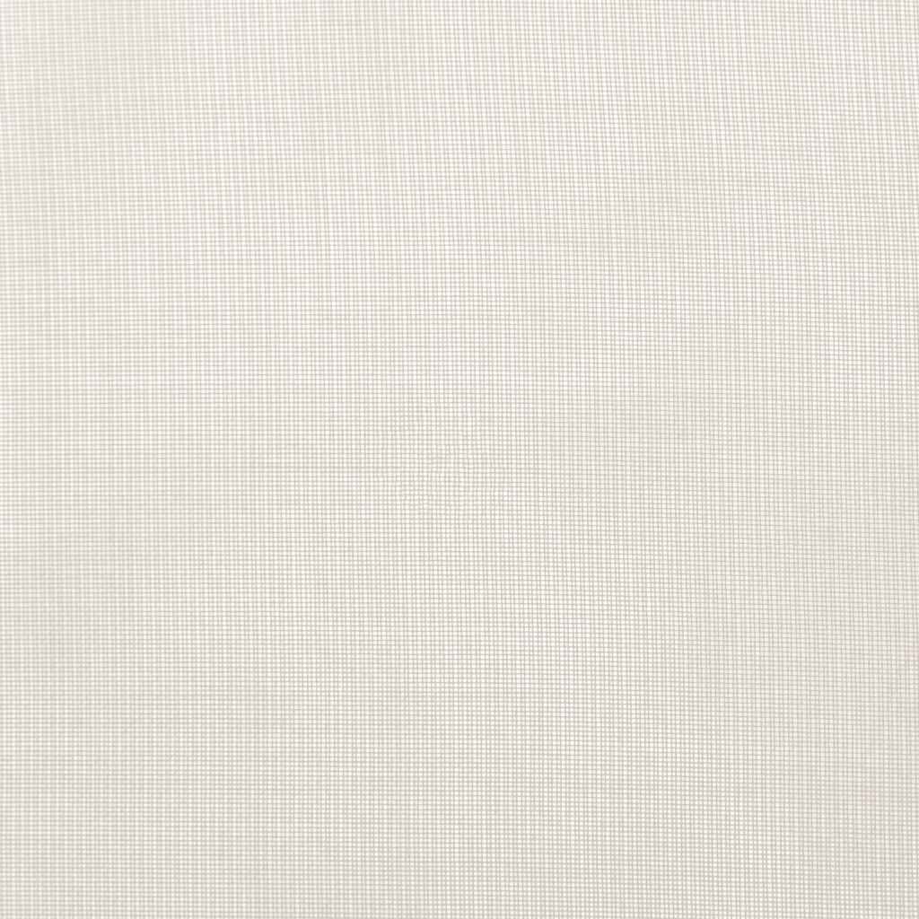 Voile zavjese s ušicama 2 kom krem 140x300 cm