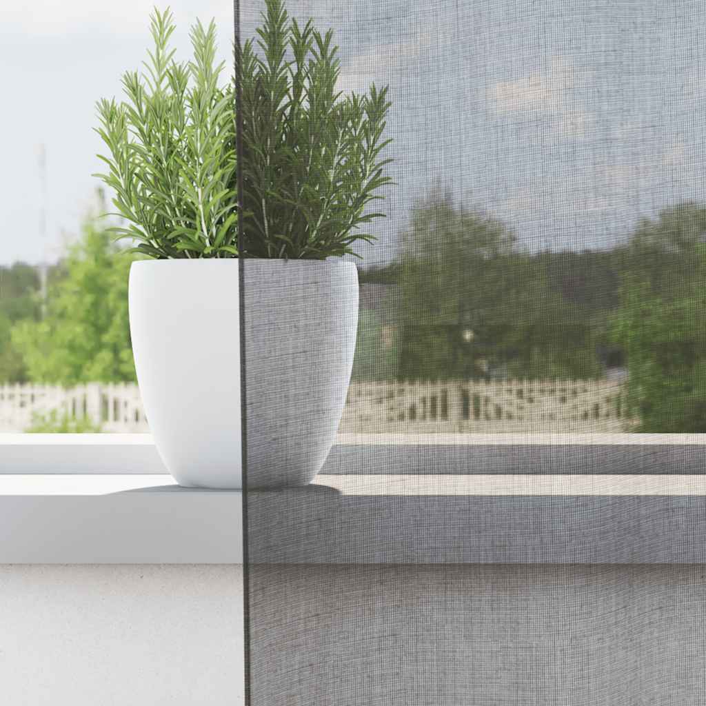 Voile zavjese s ušicama 2 kom tamnosive 140x225 cm