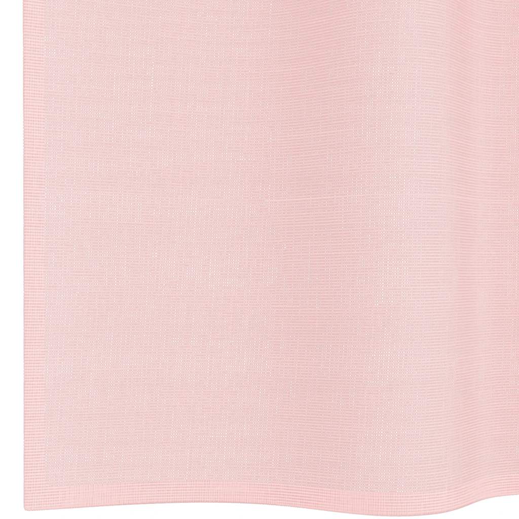 Voile zavjese s ušicama 2 kom svijetlo ružičaste 140x260 cm