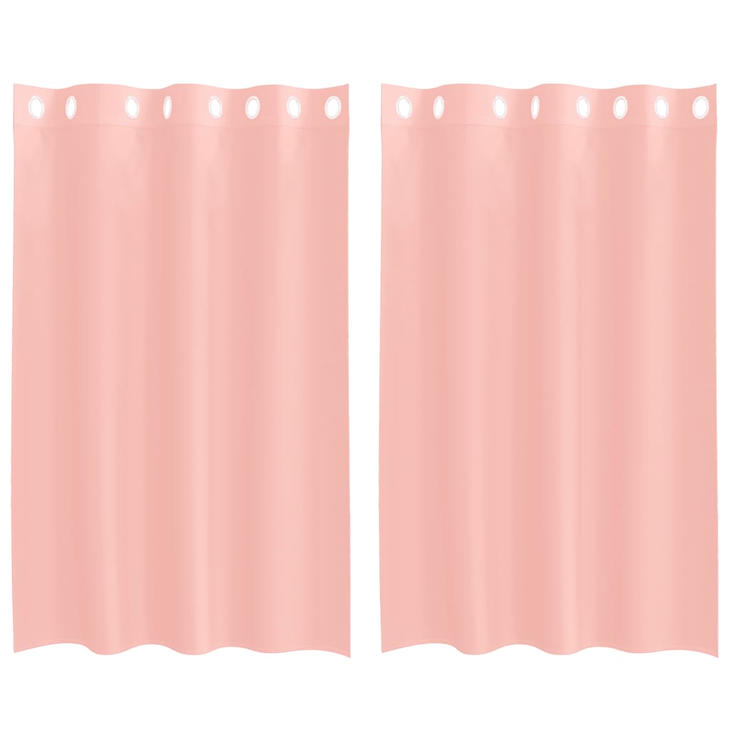Voile zavjese s ušicama 2 kom narančaste 140x175 cm