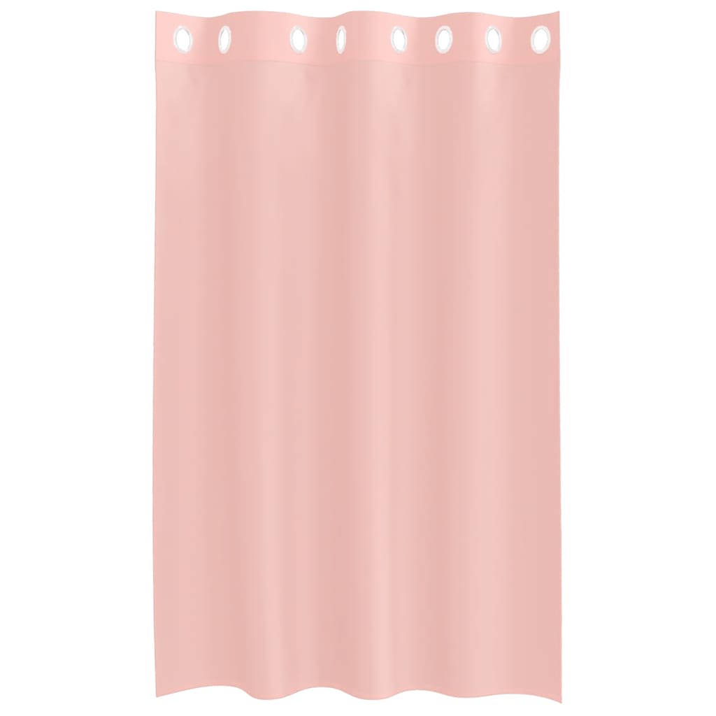 Voile zavjese s ušicama 2 kom narančaste 140x175 cm