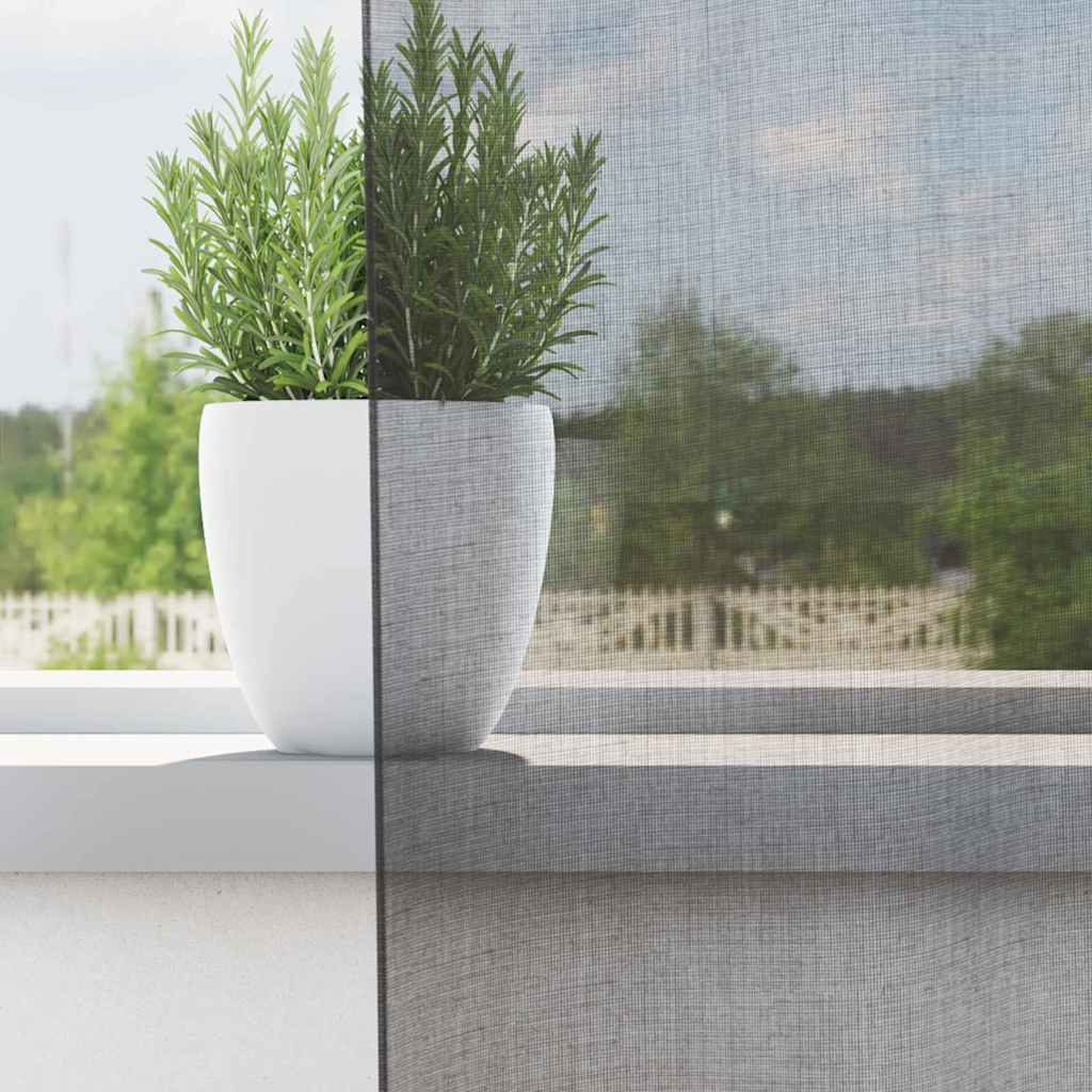 Voile zavjese s petljama 2 kom tamnosive 140x245 cm