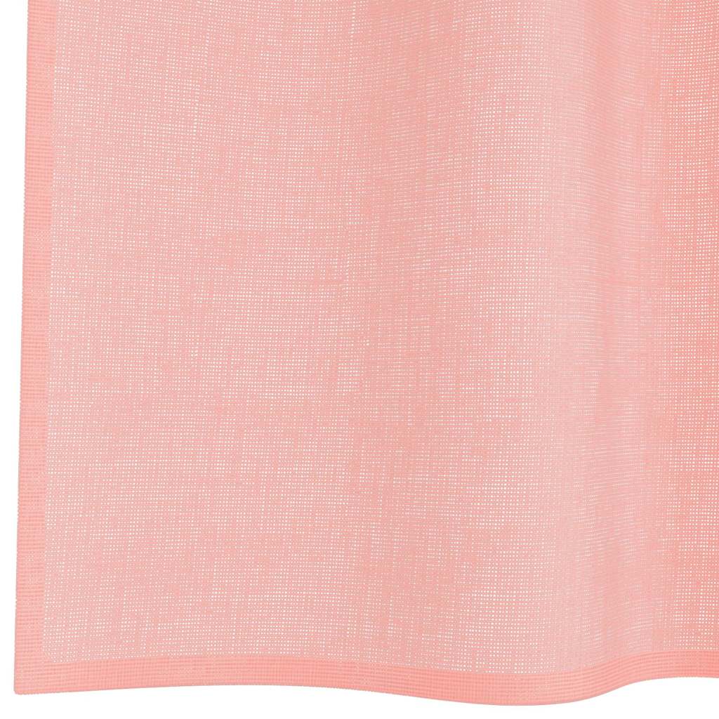 Voile zavjese s petljama 2 kom. ružičaste 140x225 cm