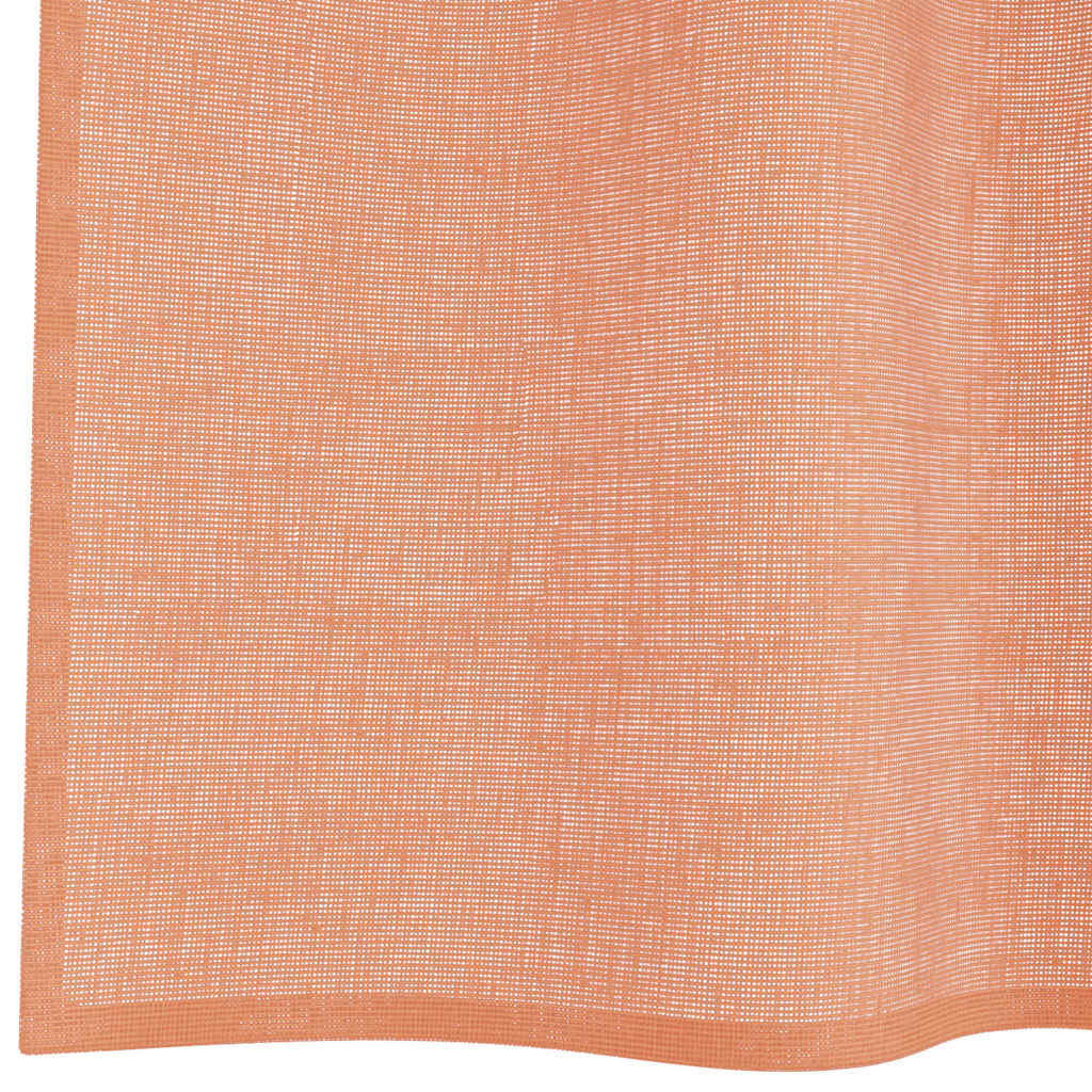 Voile zavjese s petljama 2 kom terakota 140x245 cm