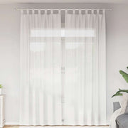 Voile zavjese s petljama 2 kom bijele 140x260 cm