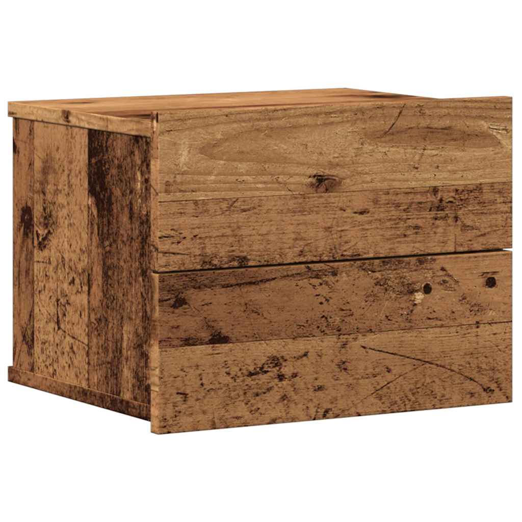 Zidni noćni ormarić Old Wood 40x32x30 cm
