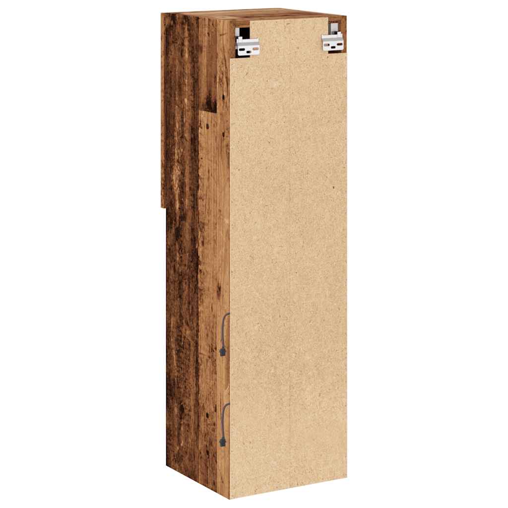 TV ormarići s LED svjetlima 2 kom boja drva 30,5 x 30 x 102 cm