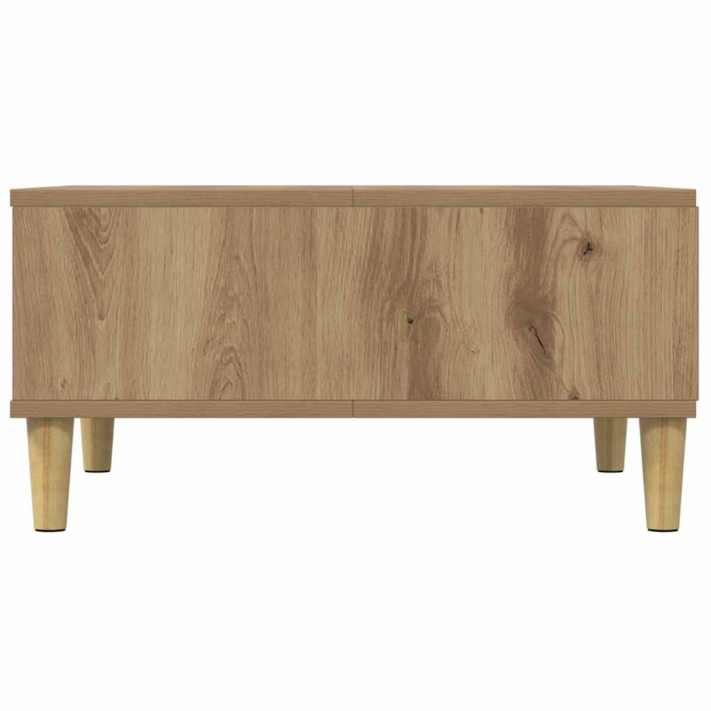 Stol za kavu Artisan hrast 60x60x30 cm izrađeno drvo