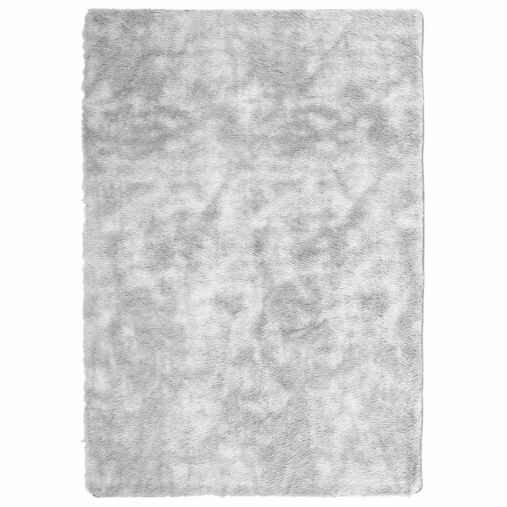 Čupavi tepih s visokim vlaknima NAVARRA srebrnosiva 160x230cm