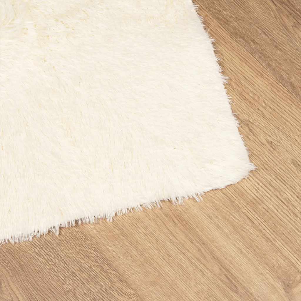 Čupavi tepih s visokim vlaknima NAVARRA krem 200x200 cm