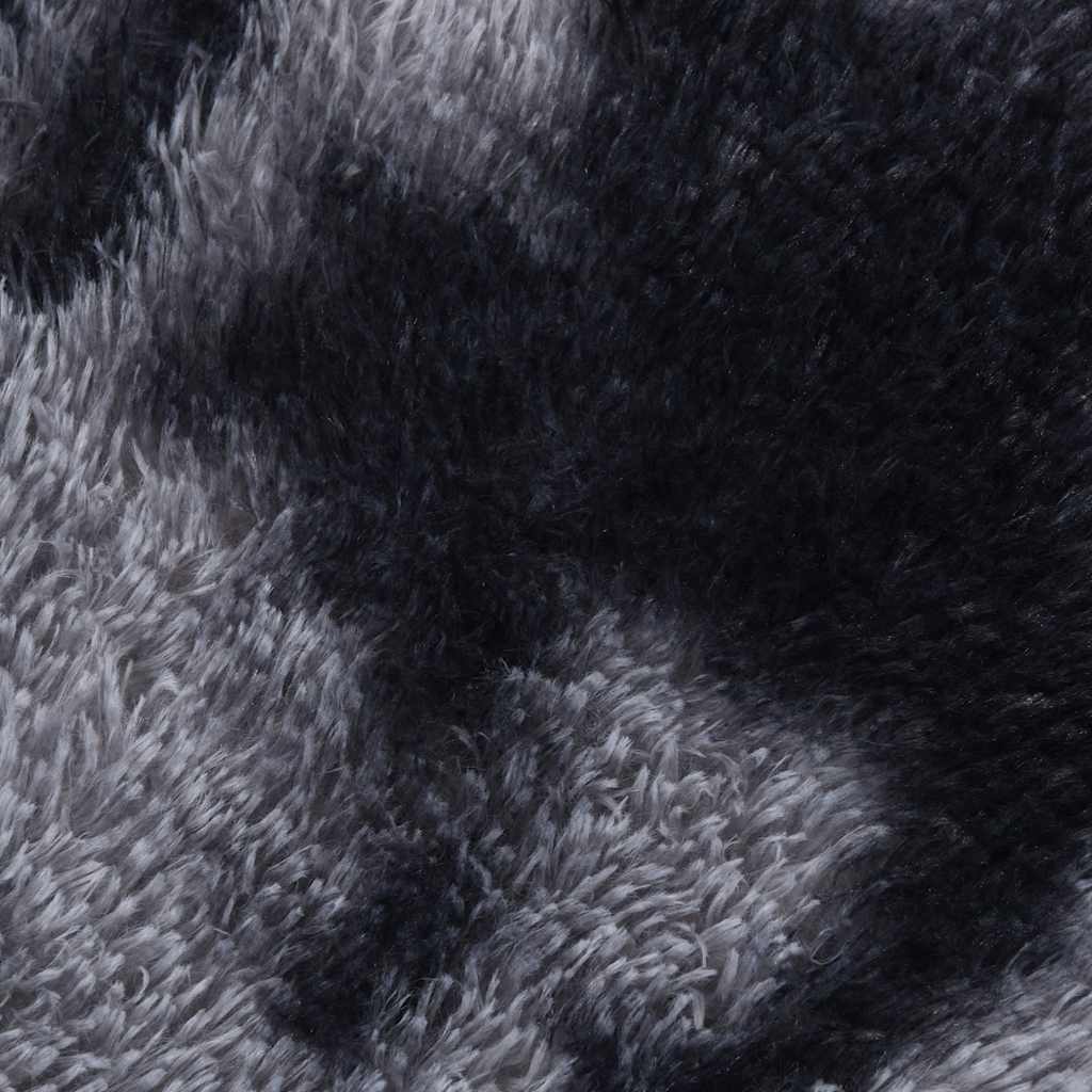 Čupavi tepih s visokim vlaknima NAVARRA tamnosiva 240x240 cm