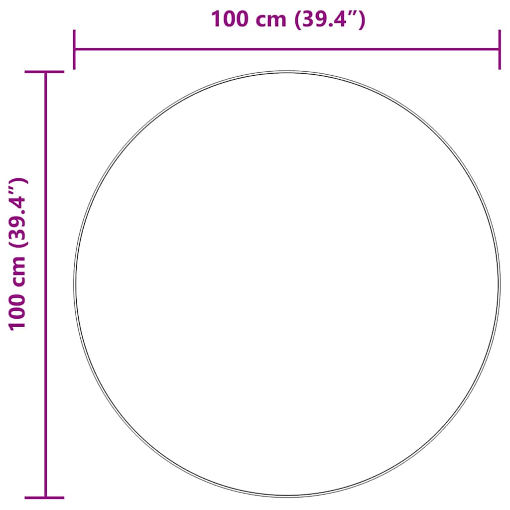 Čupavi tepih s visokim vlaknima NAVARRA bež 100x100cm poliester