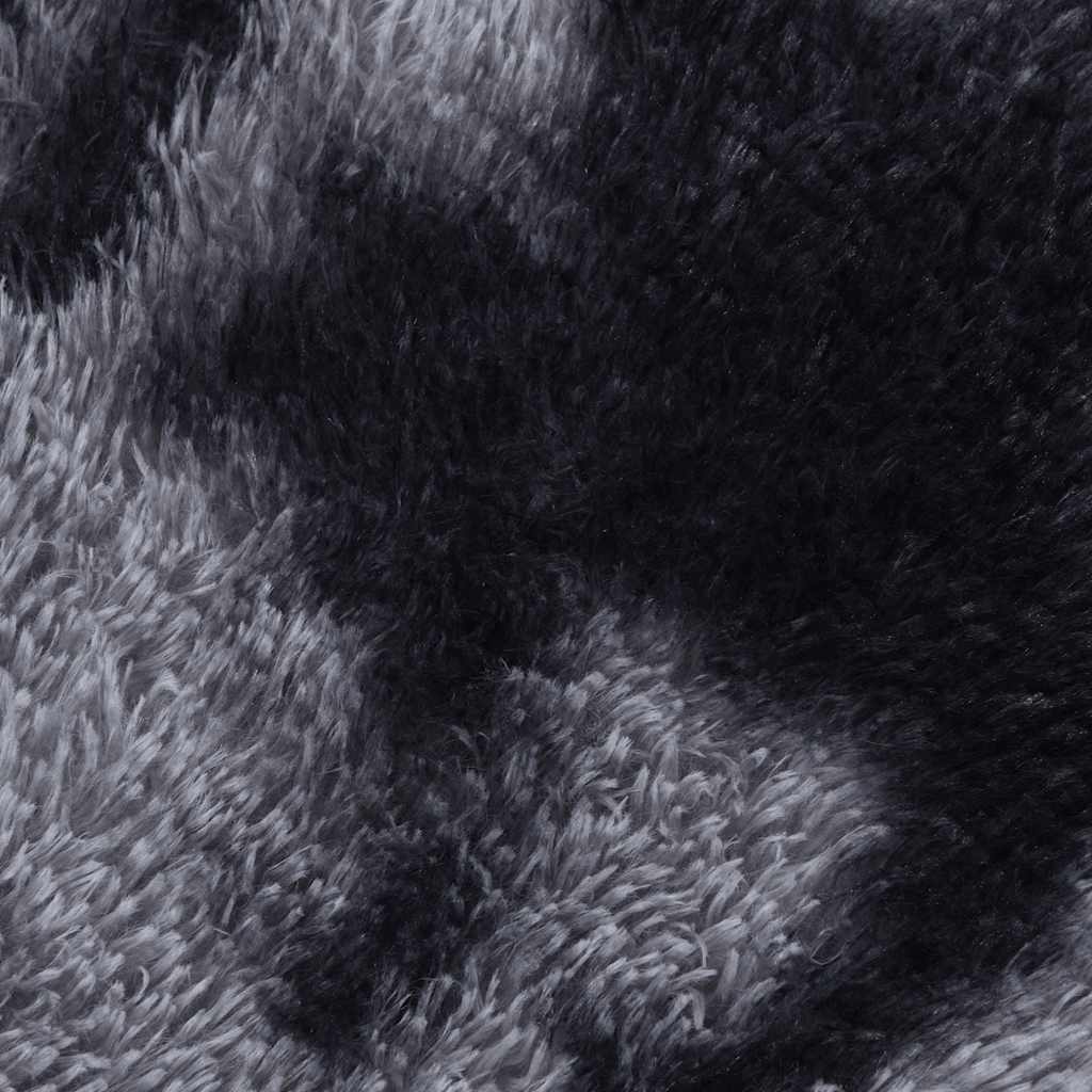 Čupavi tepih s visokim vlaknima NAVARRA tamnosiva 120x120 cm