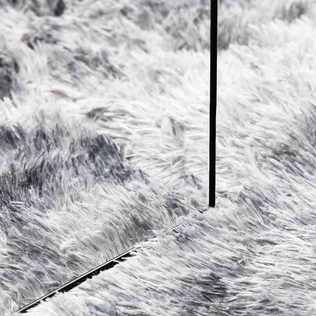 Čupavi tepih s visokim vlaknima NAVARRA srebrnosiva 300x200cm