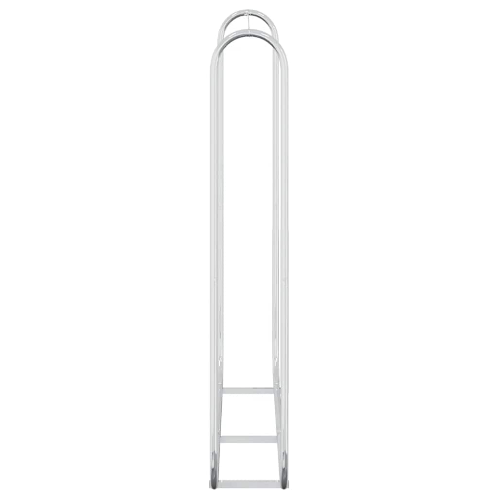Stalak za drva za ogrjev 150x25x150 cm Pocinčani čelik