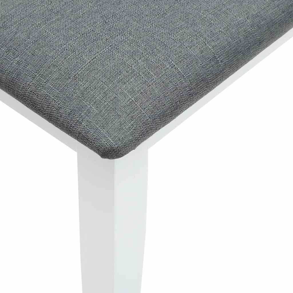 Klupa 110 cm bijela puna drvena guma