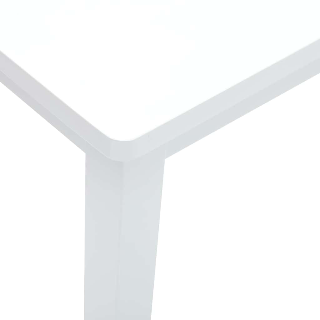 Klupa 110 cm bijela puna drvena guma