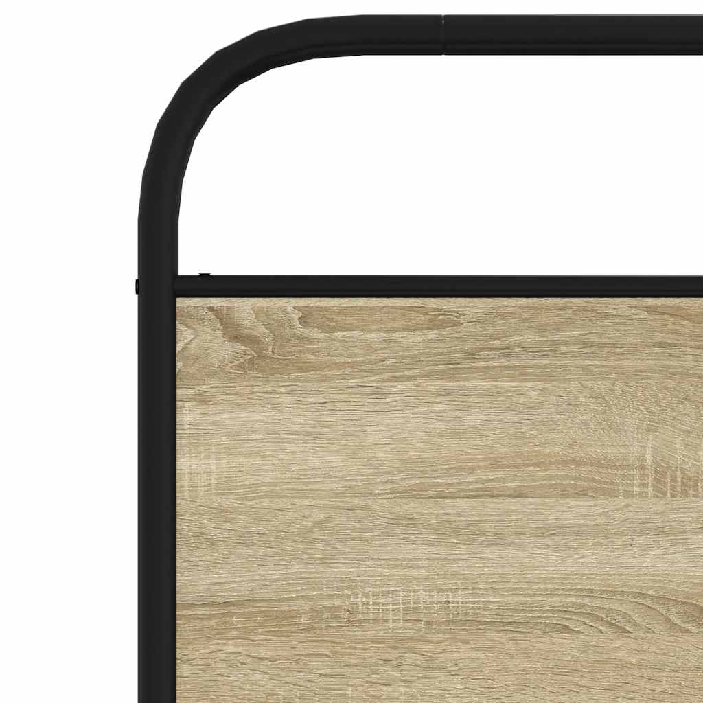 Zamjensko uzglavlje boja hrasta sonome 100 cm čelik i konstruirano drvo