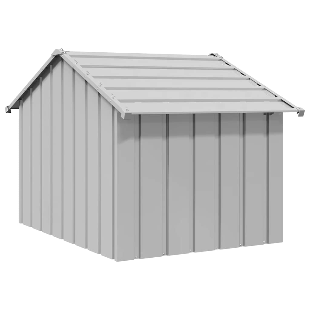 Kućica za pse s krovom 83x130x85 cm pocinčani čelik