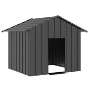 Kućica za pse s krovom 131x101x102 cm pocinčani čelik