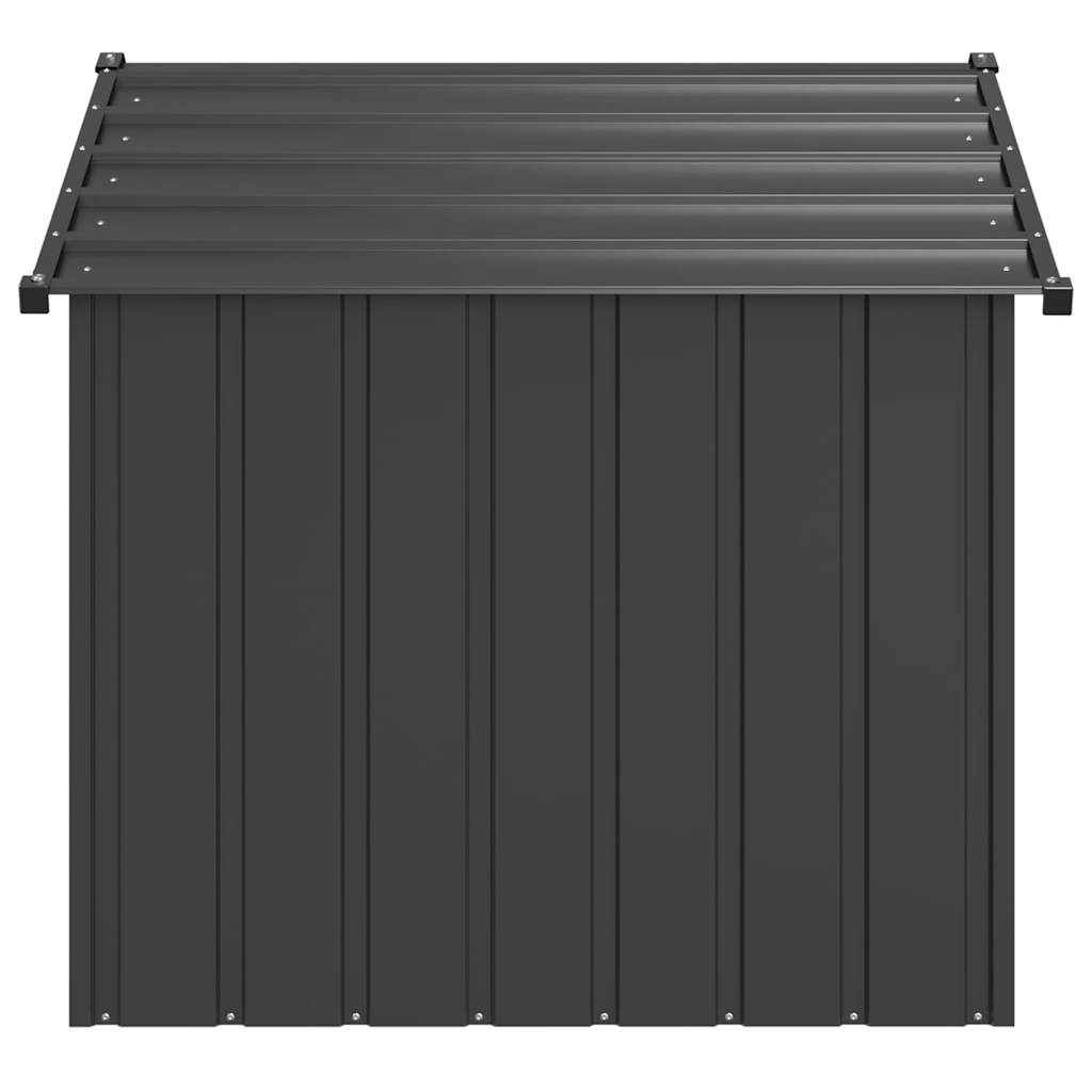 Kućica za pse s krovom 131x101x102 cm pocinčani čelik