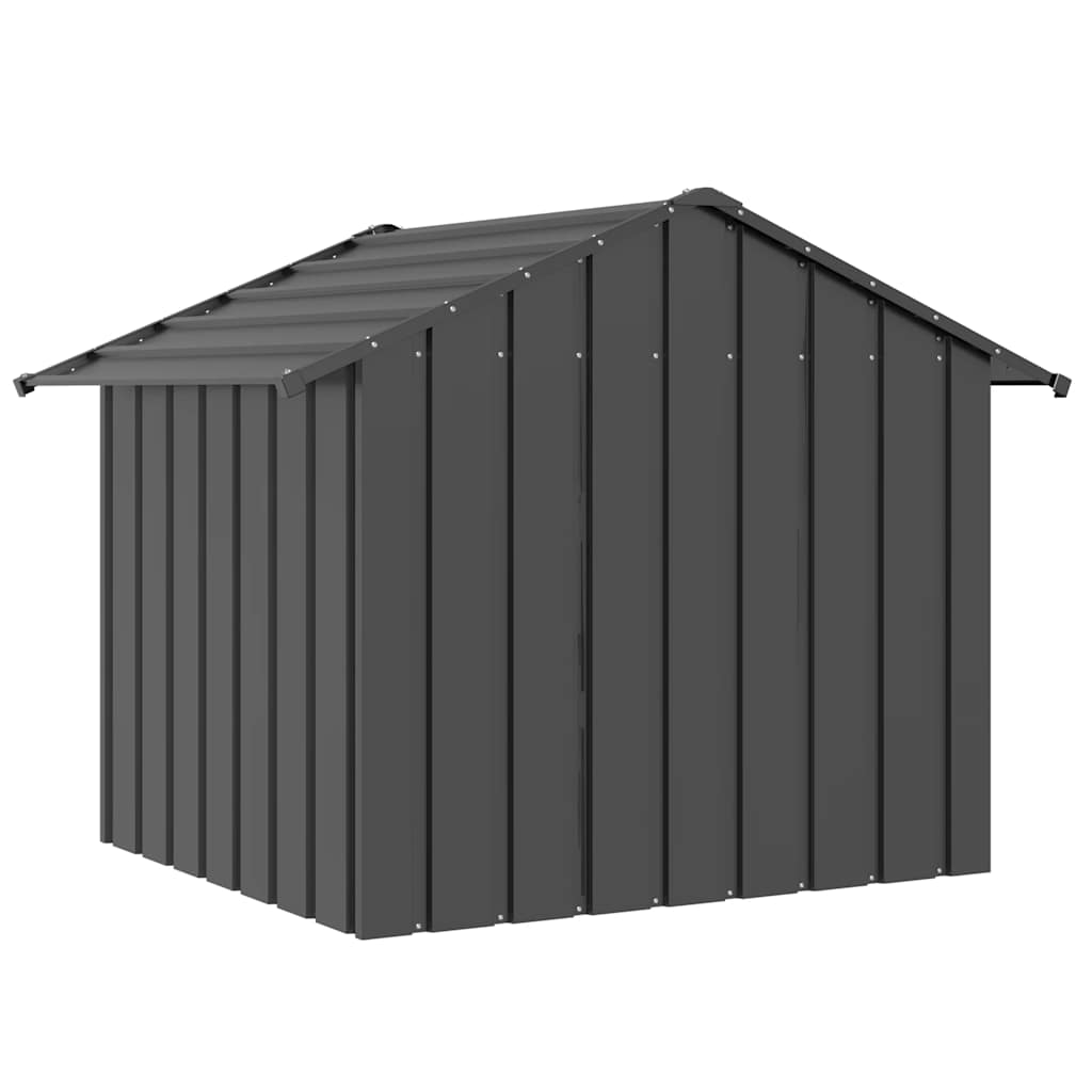 Kućica za pse s krovom 131x101x102 cm pocinčani čelik