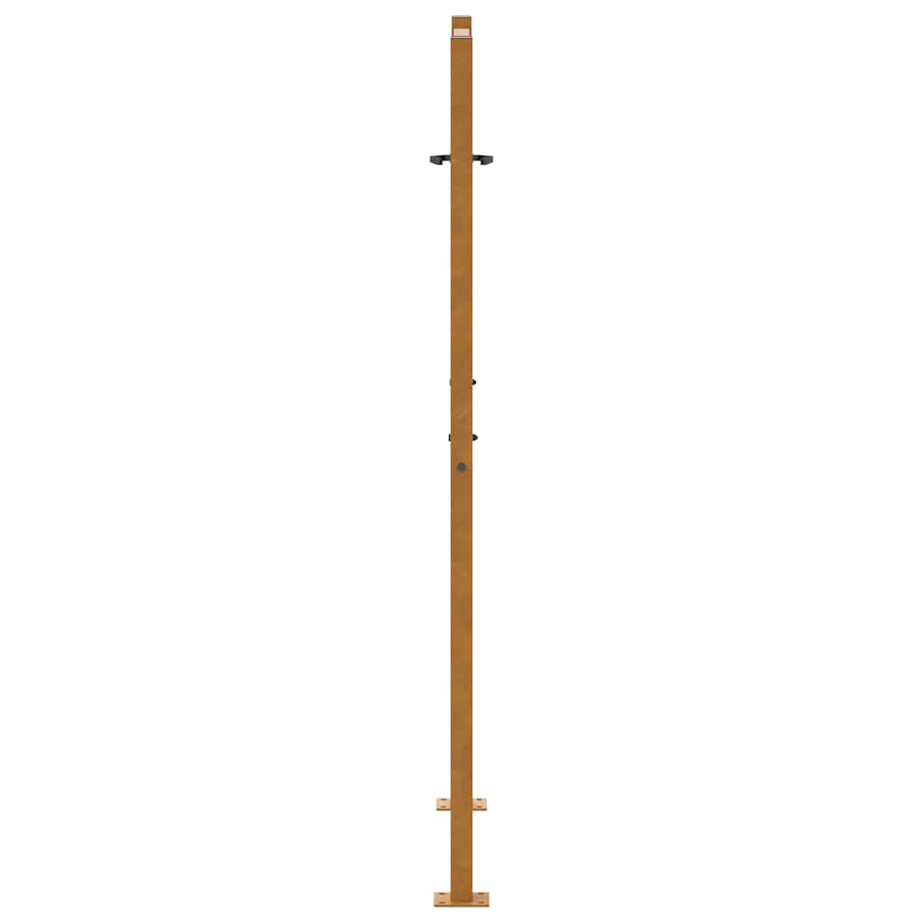 Vrtna vrata 100x125 cm, dizajn s krilima otpornim na vremenske uvjete i čelikom