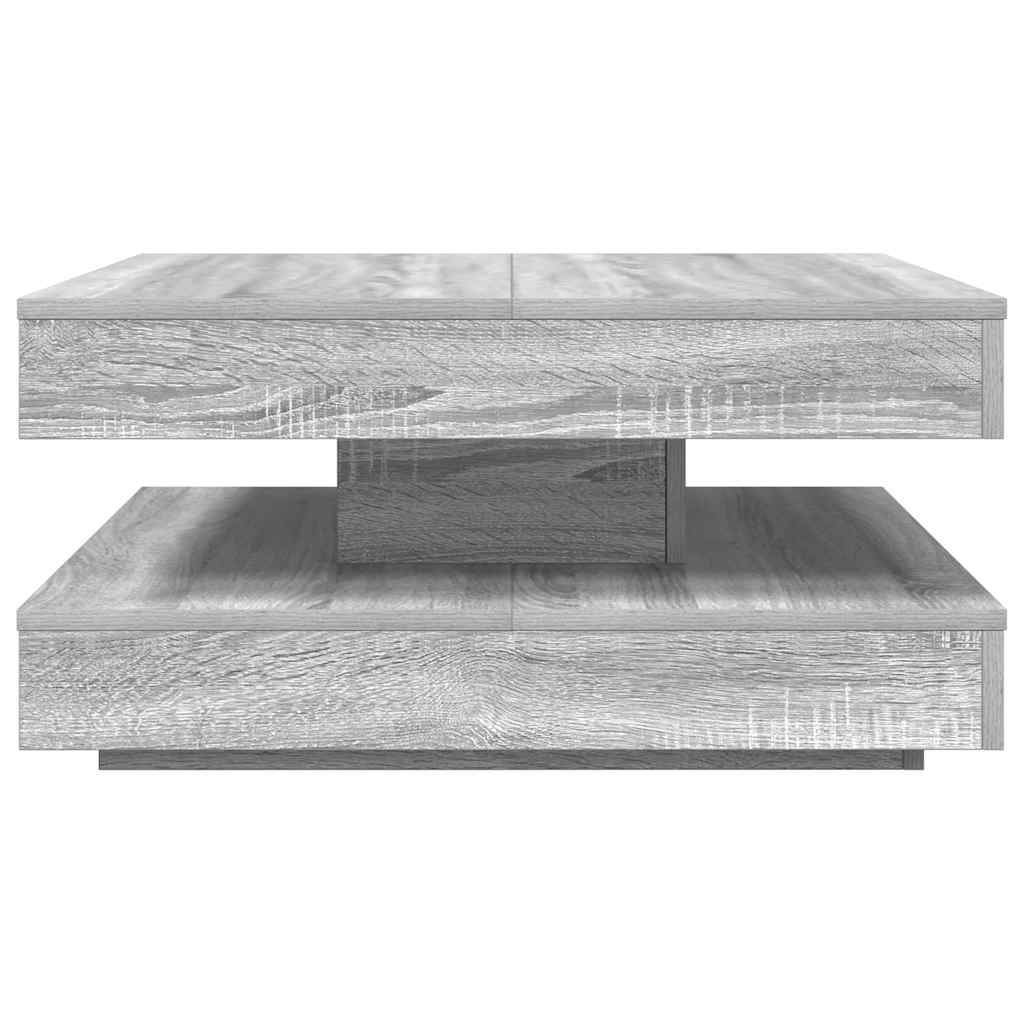 Klub stolić rotirajući za 360 stupnjeva sivi Sonoma 70x70x34,5 cm