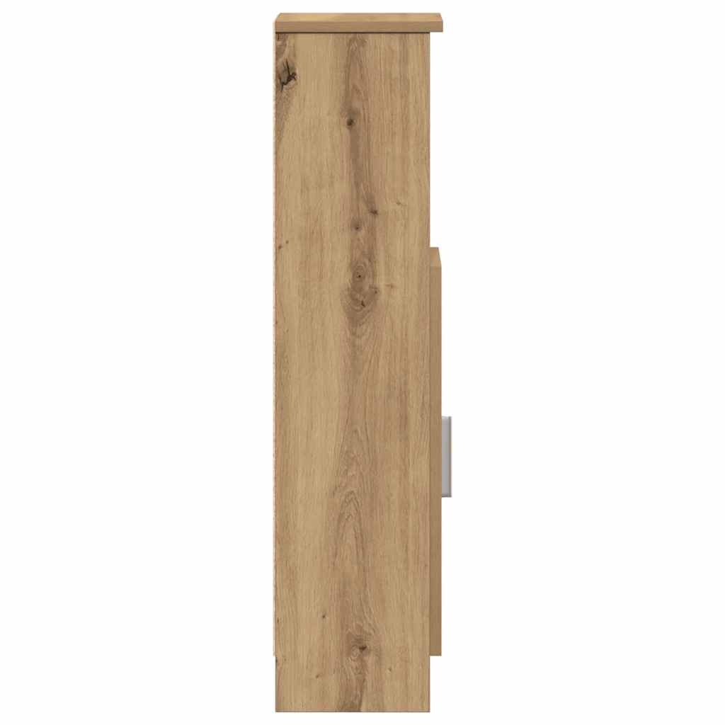 Kupaonski ormarić s držačem za role Artisan hrast 20,5x22x90 cm