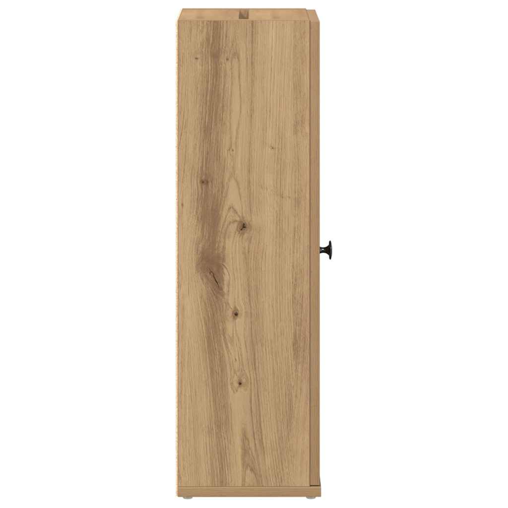 Kupaonski ormarić s držačem za role boja hrasta 20,5x22x72 cm