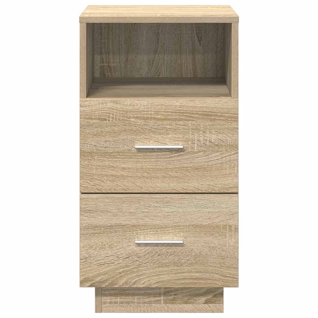 Noćni ormarići 2 kom s 2 ladice sonoma hrast 36x36x68 cm