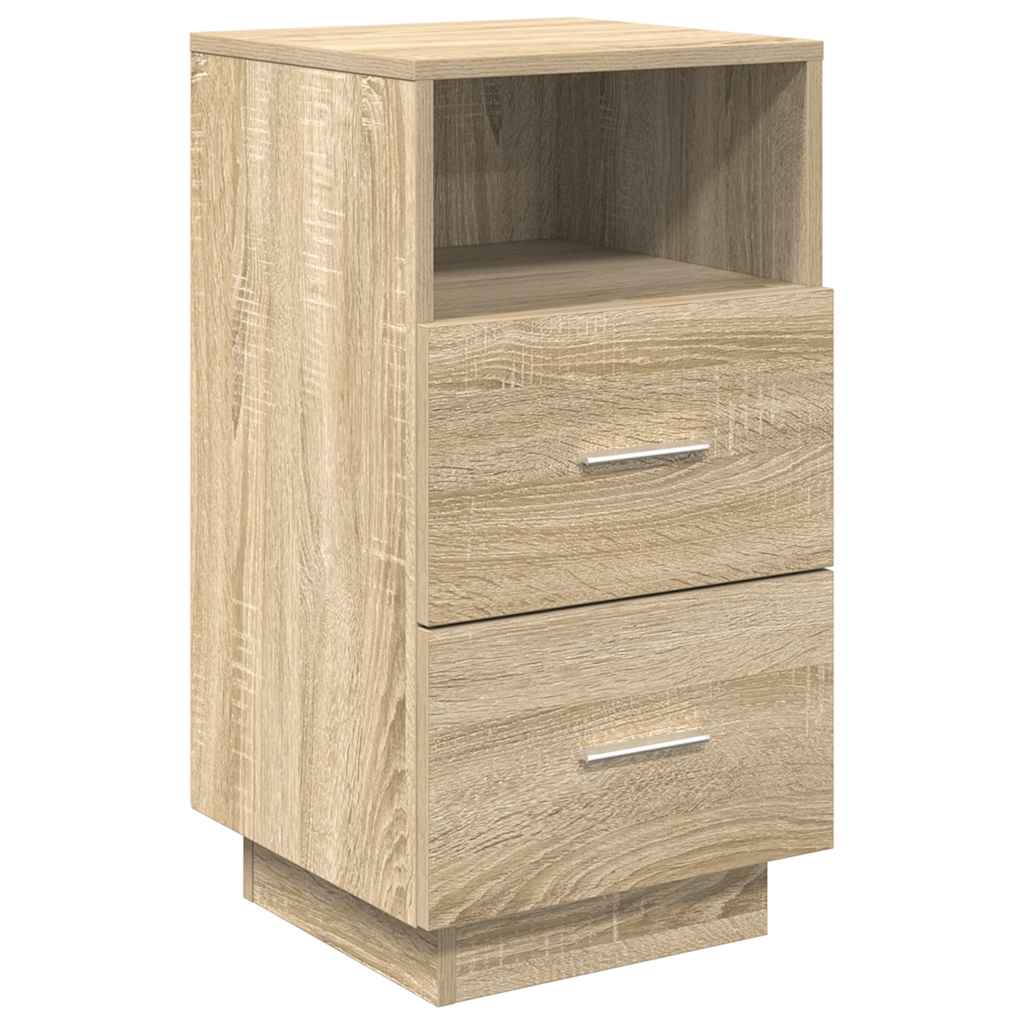 Noćni ormarići 2 kom s 2 ladice sonoma hrast 36x36x68 cm