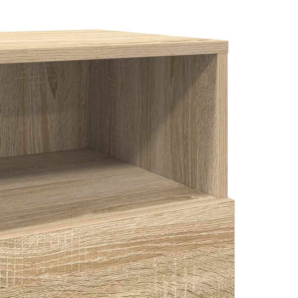Noćni ormarići 2 kom s 2 ladice sonoma hrast 36x36x68 cm