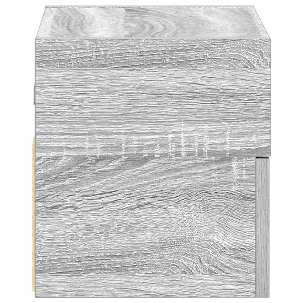 Zidni noćni ormarić siva sonoma 45x26x28,5 cm