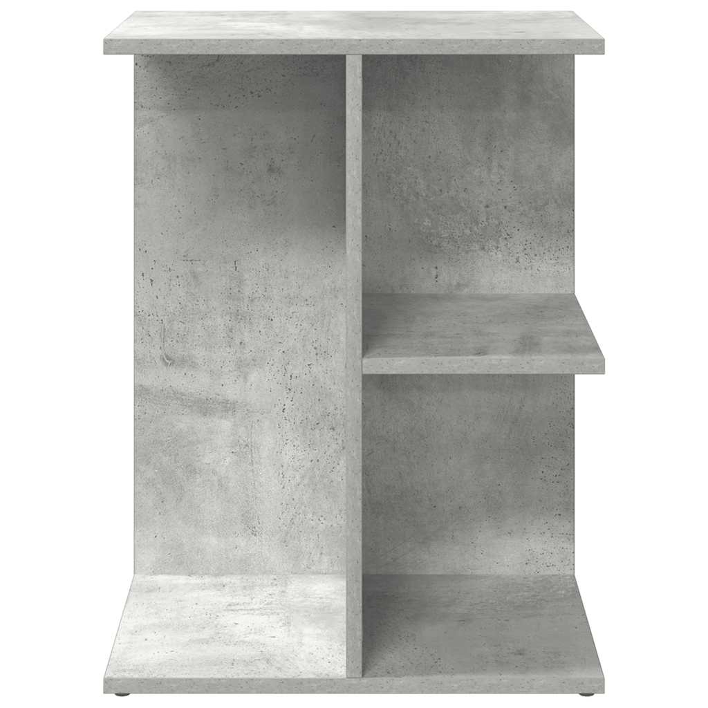 Noćni ormarić beton siva 46,5x29x61 cm konstruiranog drva