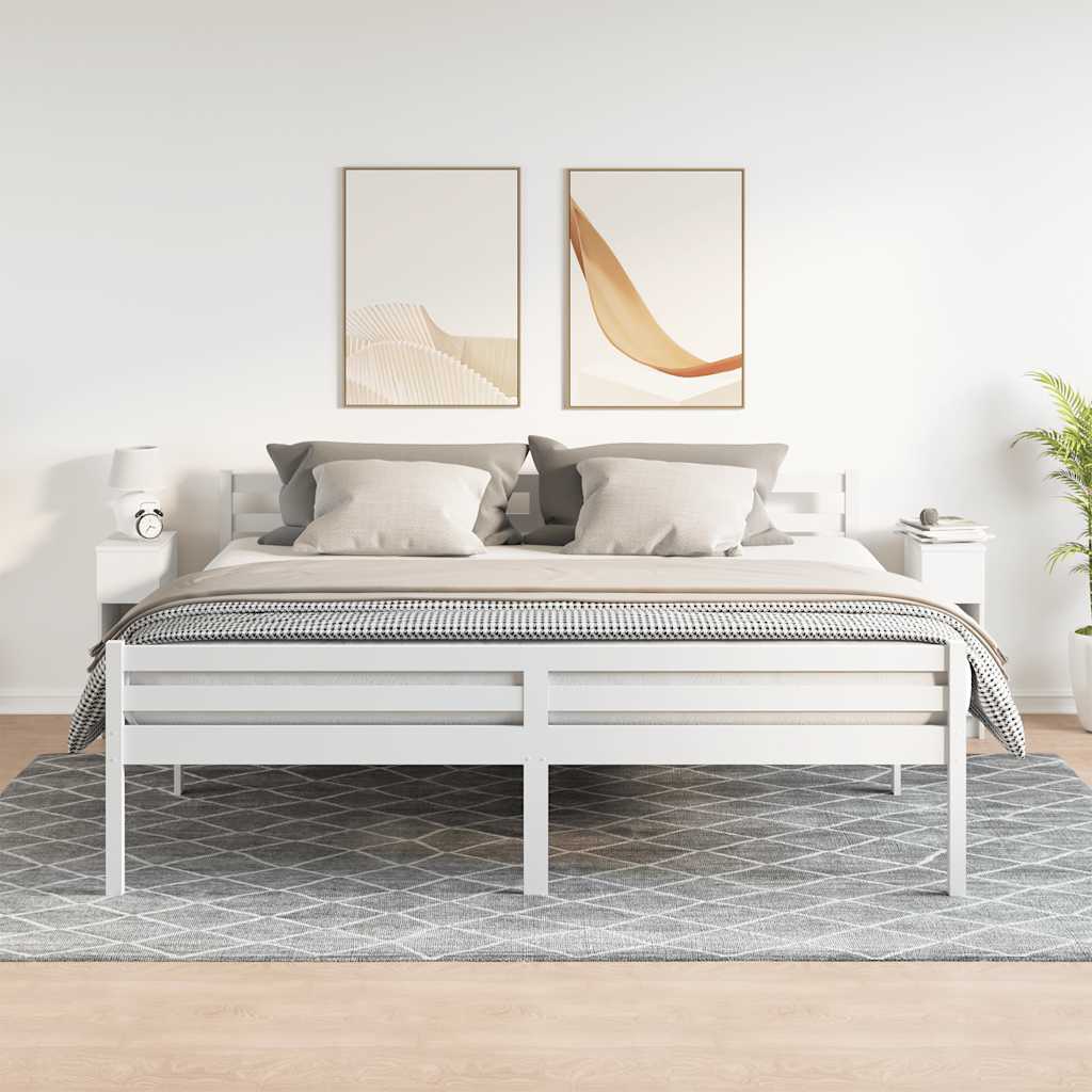 Noćni ormarići s ladicom 2 kom bijeli 20x36x60 cm