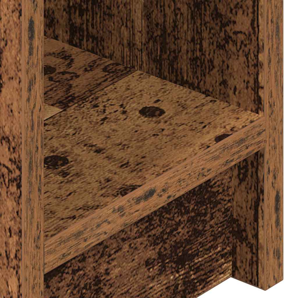 Noćni ormarić s ladicom staro drvo 20x36x60 cm