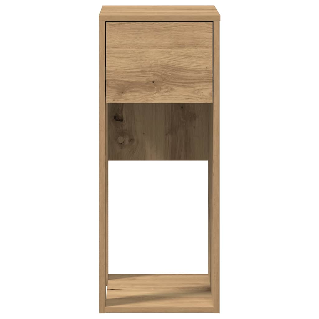 Tower stalak za računalo s ladicom boja hrasta 30x44x74 cm