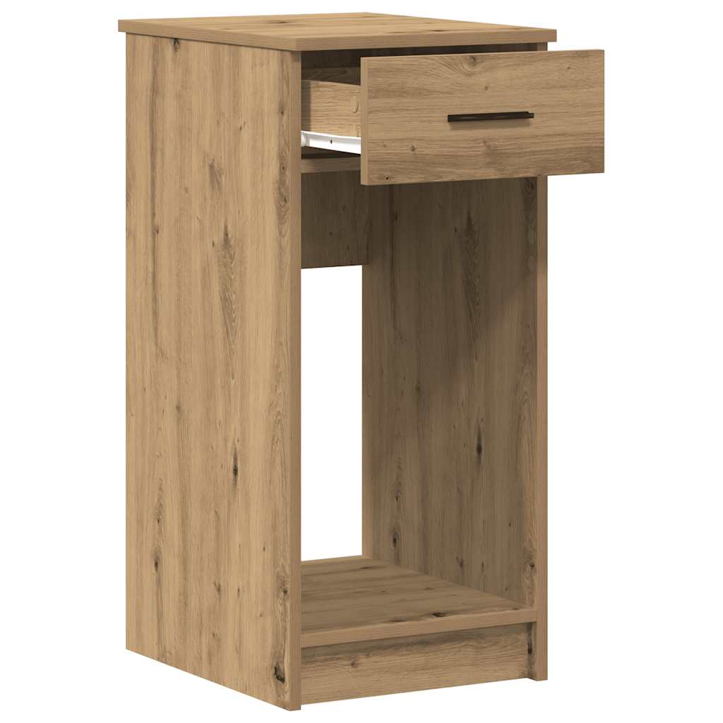 Tower stalak za računalo s ladicom boja hrasta 35x45x77 cm