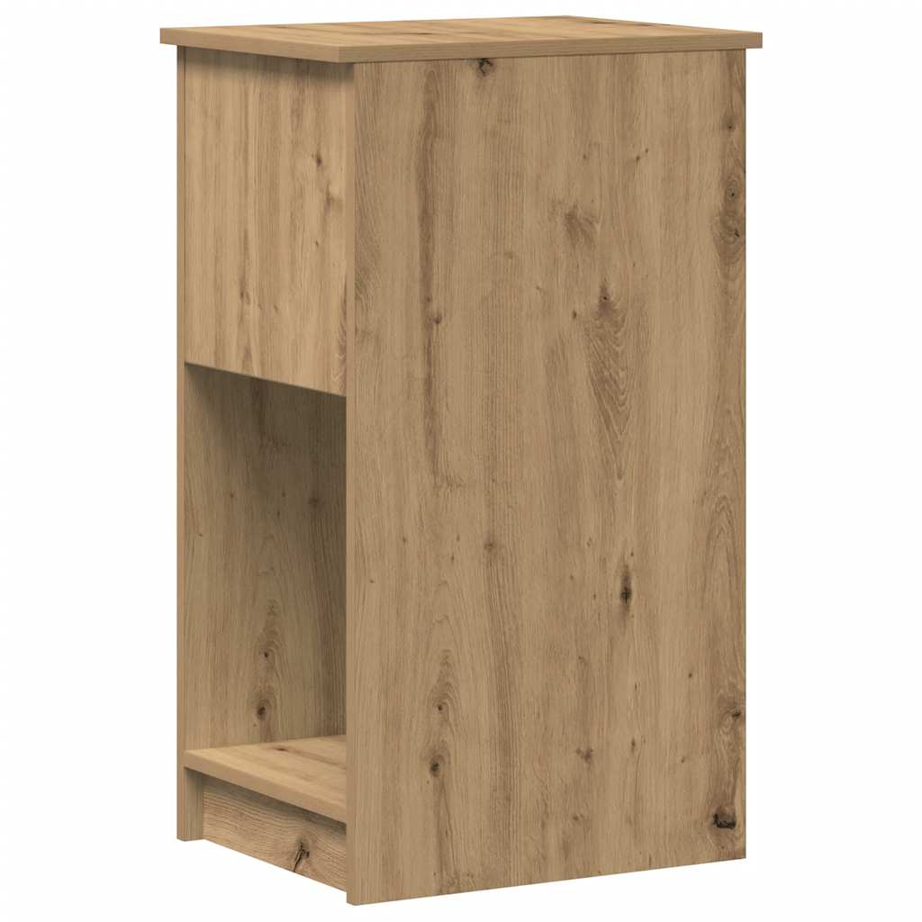 Tower stalak za računalo s ladicom boja hrasta 35x45x77 cm