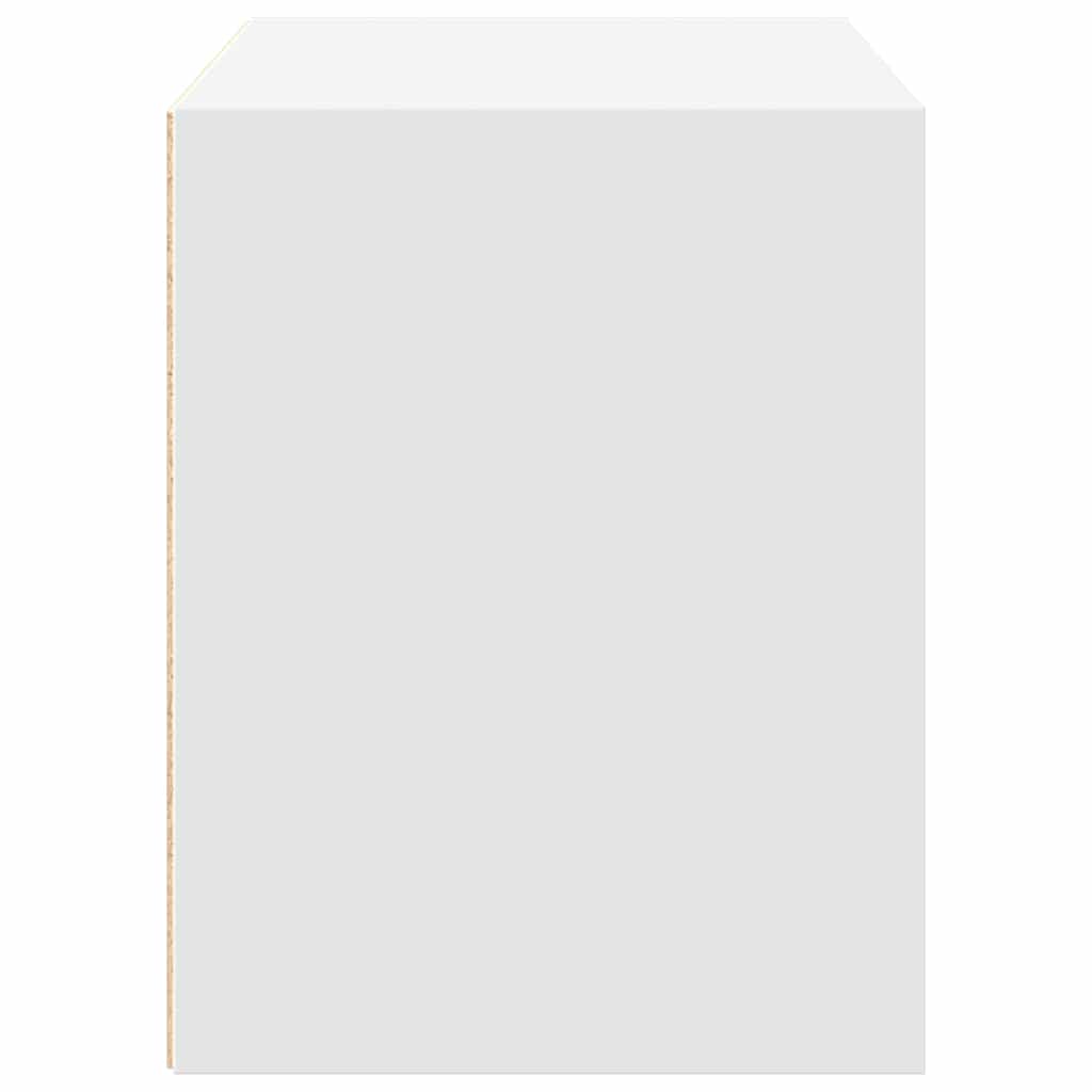 Ormarić s 2 ladice bijeli 60x31x40 cm izrađeno drvo