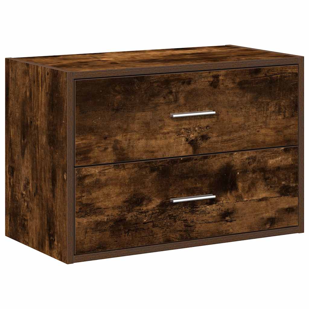 Ormarić s 2 ladice boja hrast 60x31x40 cm konstruirano drvo